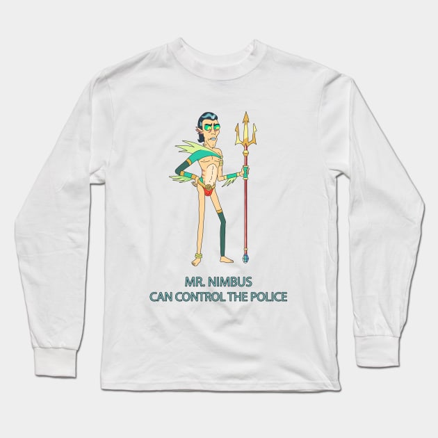 Mr. Nimbus Long Sleeve T-Shirt by valentinahramov